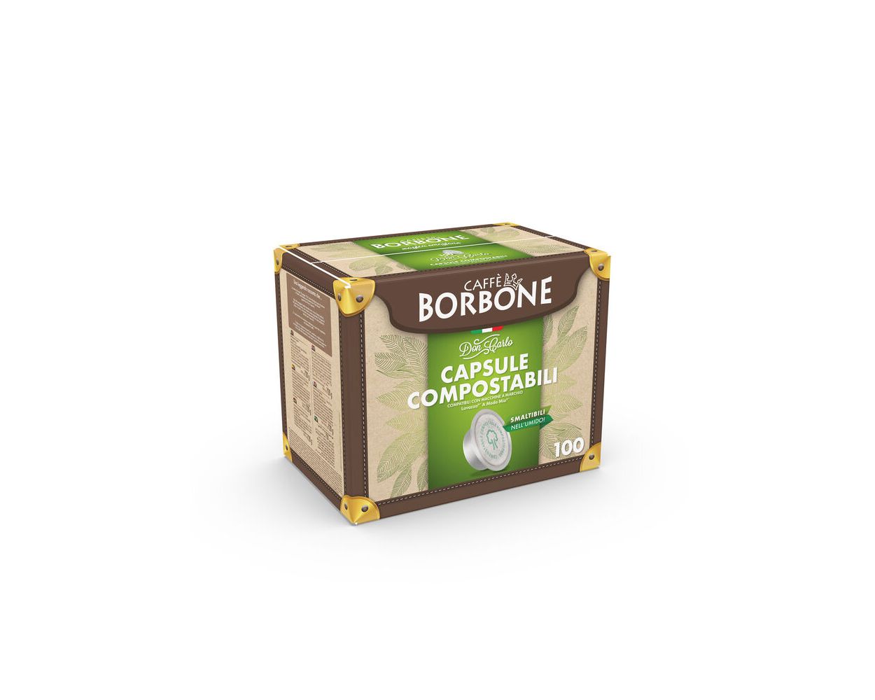Caffè Borbone Don Carlo Lavazza A Modo Mio kompatible Kompostierbar 100 Stück