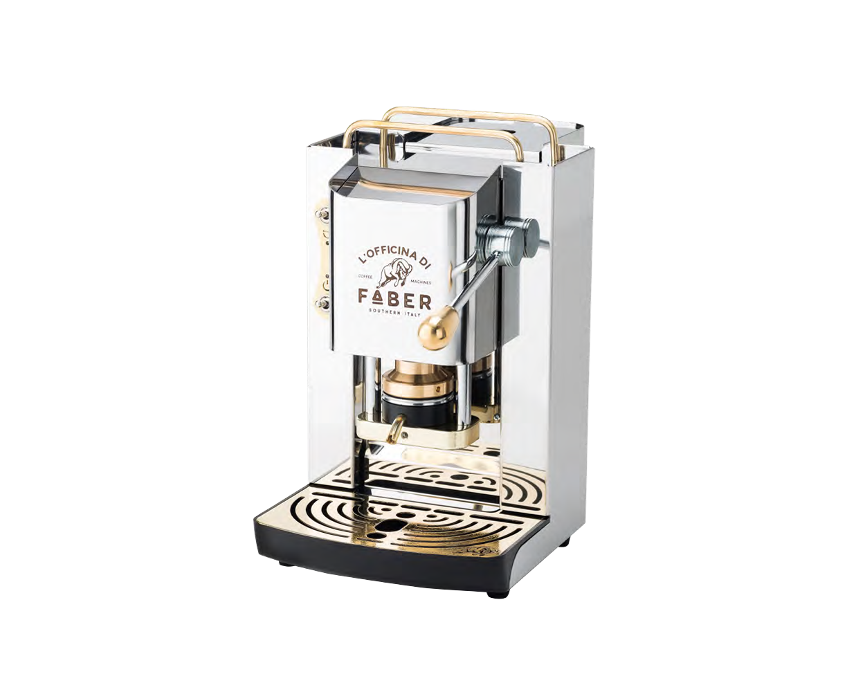 Officina di Faber Pro Deluxe Basic Kaffeemaschine Steinless&Steel  