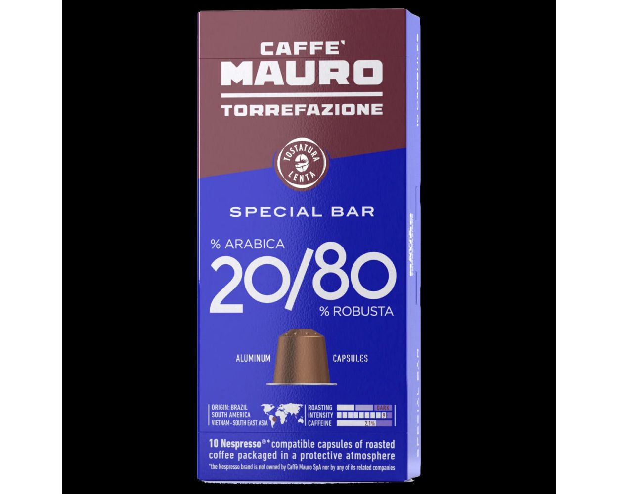 Caffe Mauro Special Bar 20/80  Kapseln Nespresso© Kompatibel