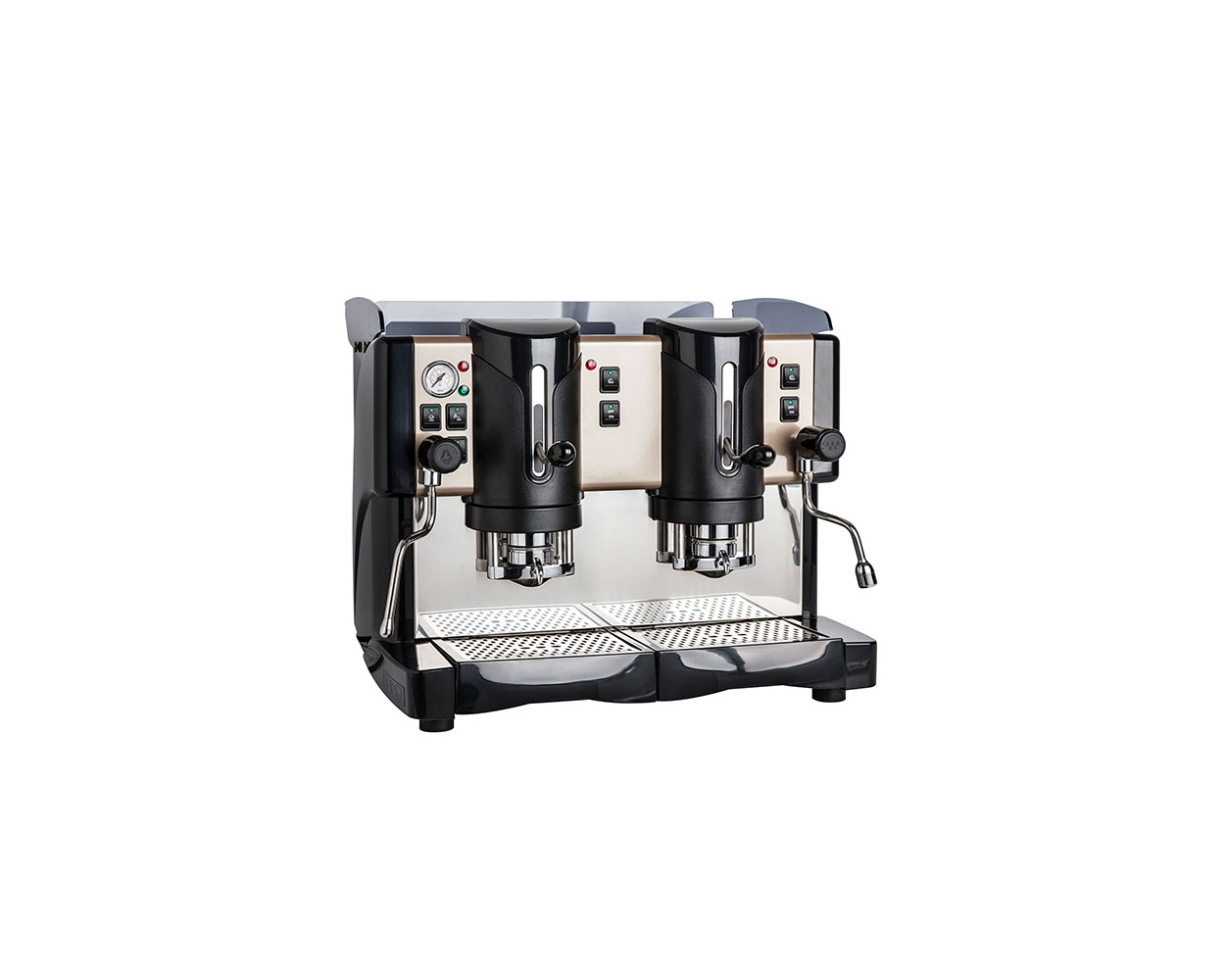 Kaffeemaschine Spinel Jessica 2 Gruppig Inox E.S.E. Pads 44mm