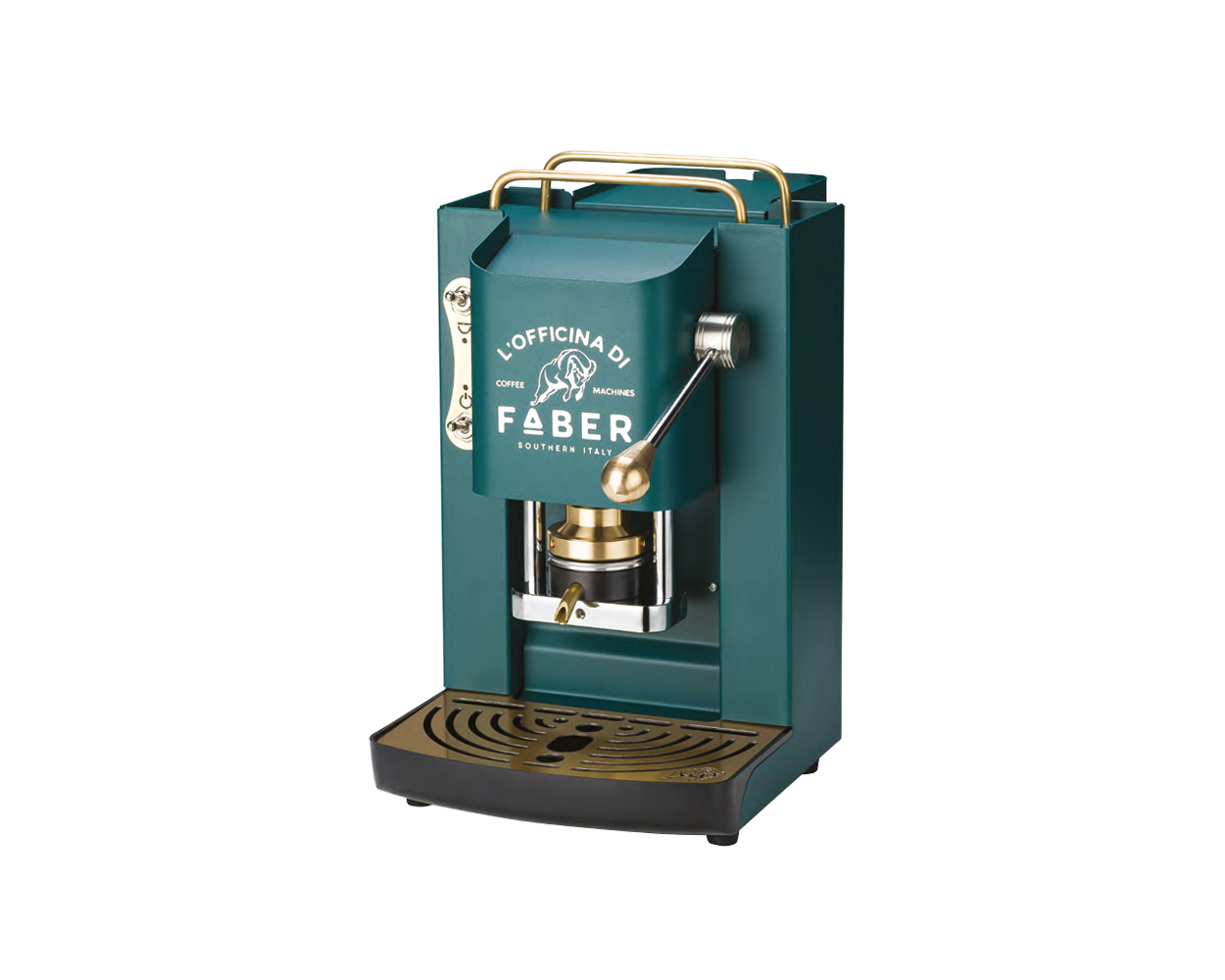 Officina di Faber Pro Deluxe Basic macchina per il caffè British Green