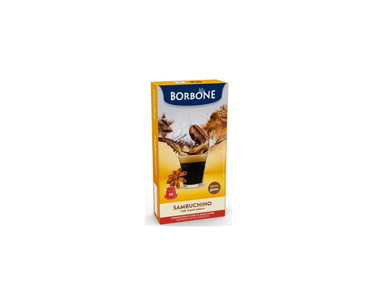 Borbone Sambuchino compatibile Nespresso 10 capsule